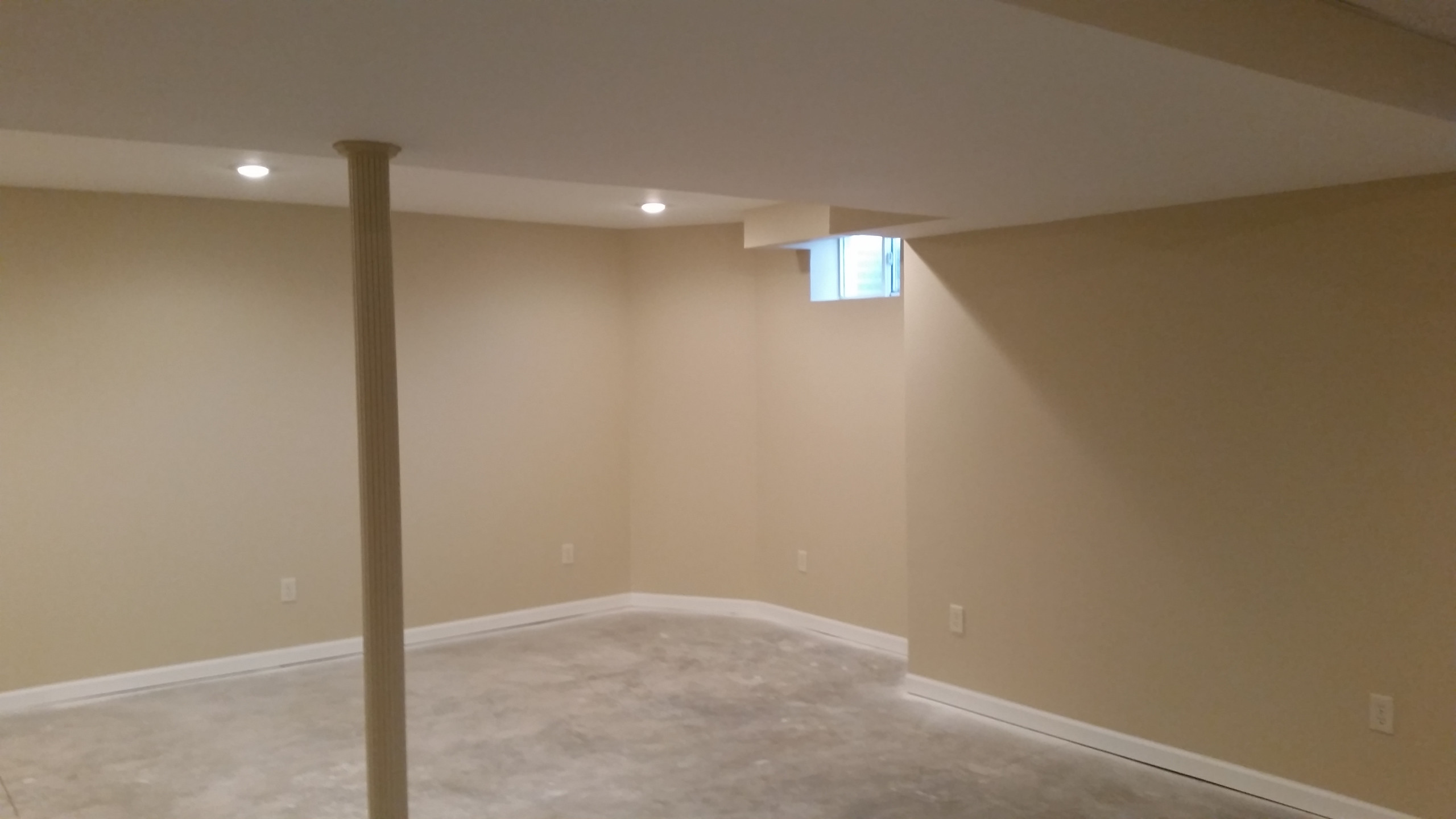 Basement Family space and bathroom
