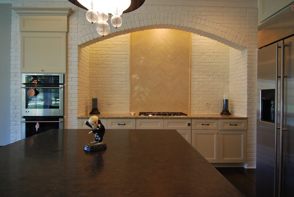 Inspiration for a transitional kitchen remodel in Indianapolis