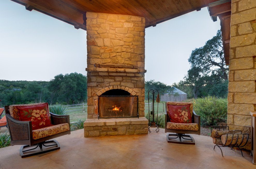 Hill Country Tuscan Austin Texas Rustic Patio Austin by Dearth