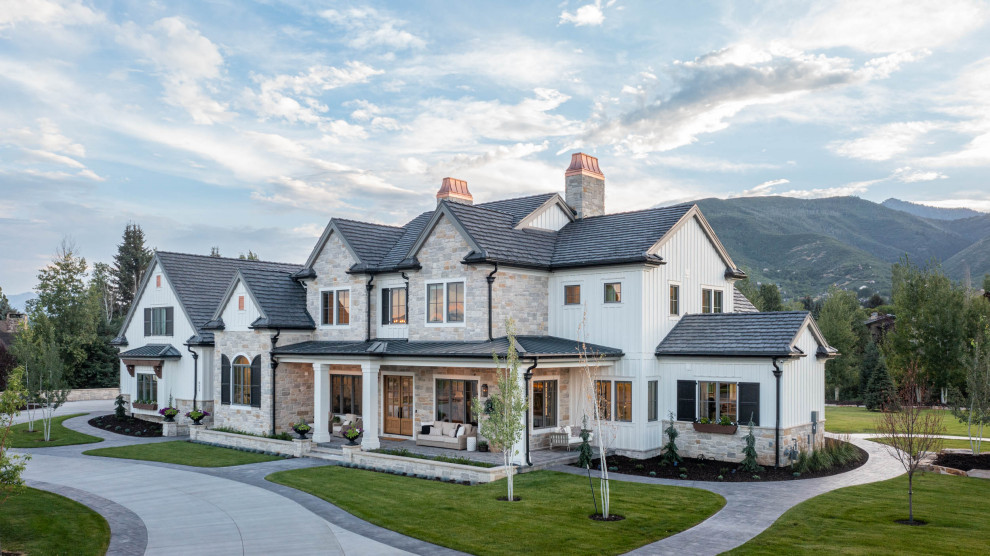 Design ideas for a country exterior in Salt Lake City.