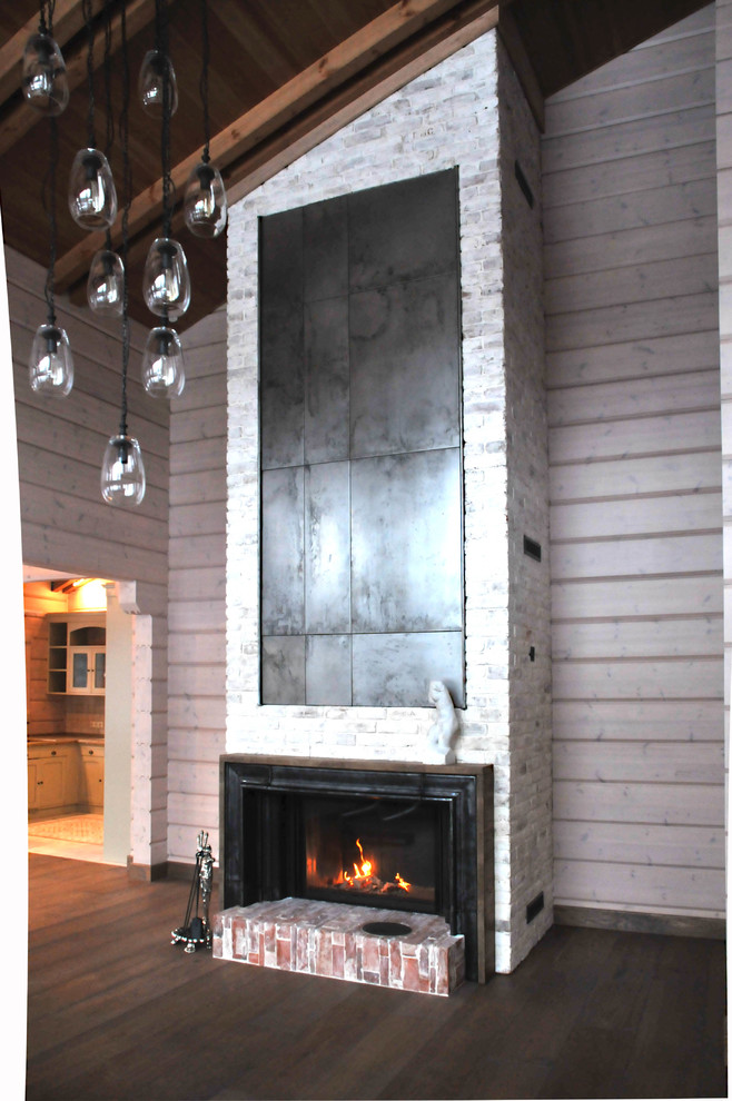 Камин в деревне Трусово