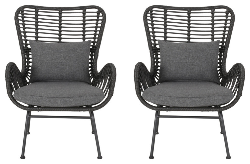 crystal outdoor wicker club chairs