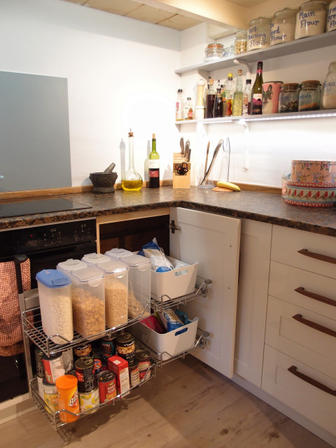 North facing kitchen landstil-koekken