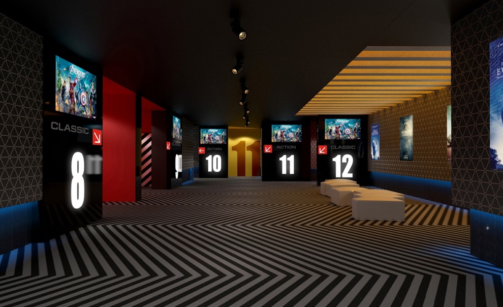 Дизайн-проект интерьера кинотеатра "Silver"
