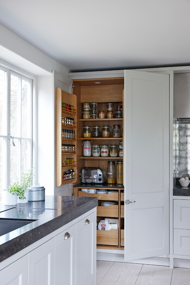 This is an example of a traditional kitchen in London.