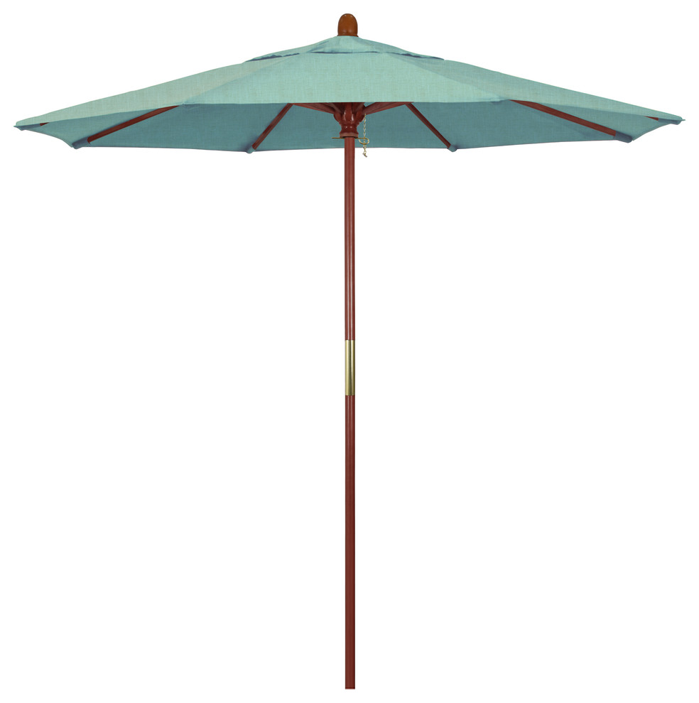 7.5' Wood Umbrella, Spa