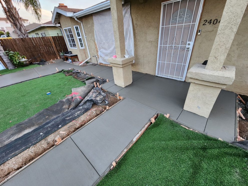 concrete slabs