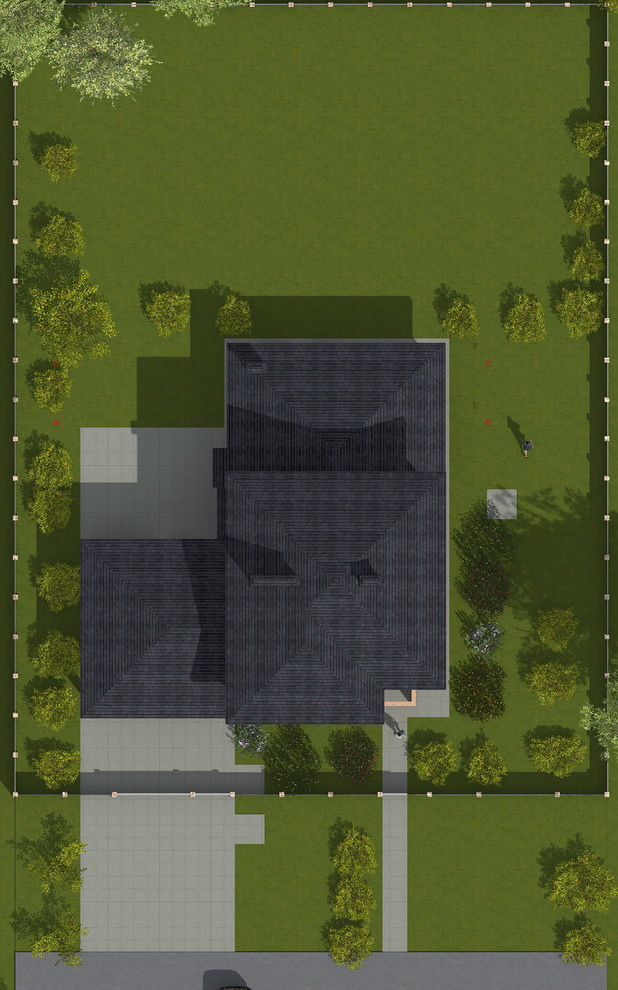 Проект 2-этажного жилого дома в г. Пермь, S=193,9 кв.м