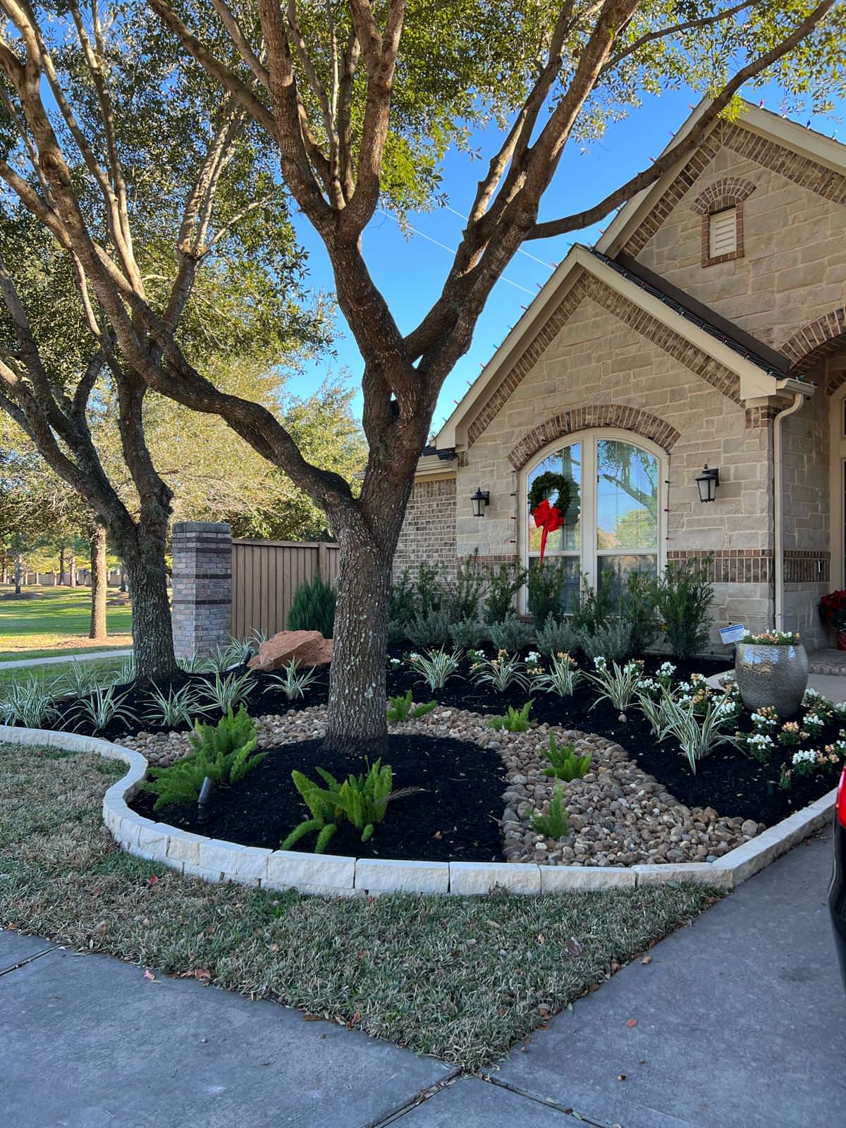Putting Green, Backyard Paradise and Front yard Makeover in Fulshear!