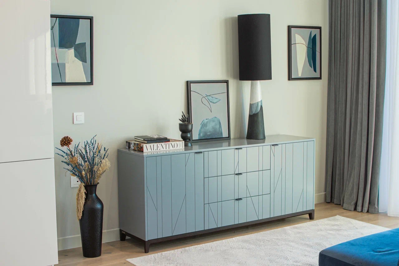 Дизайн интерьера апартаментов в Neva Towers, Москва-Сити (35 м2)