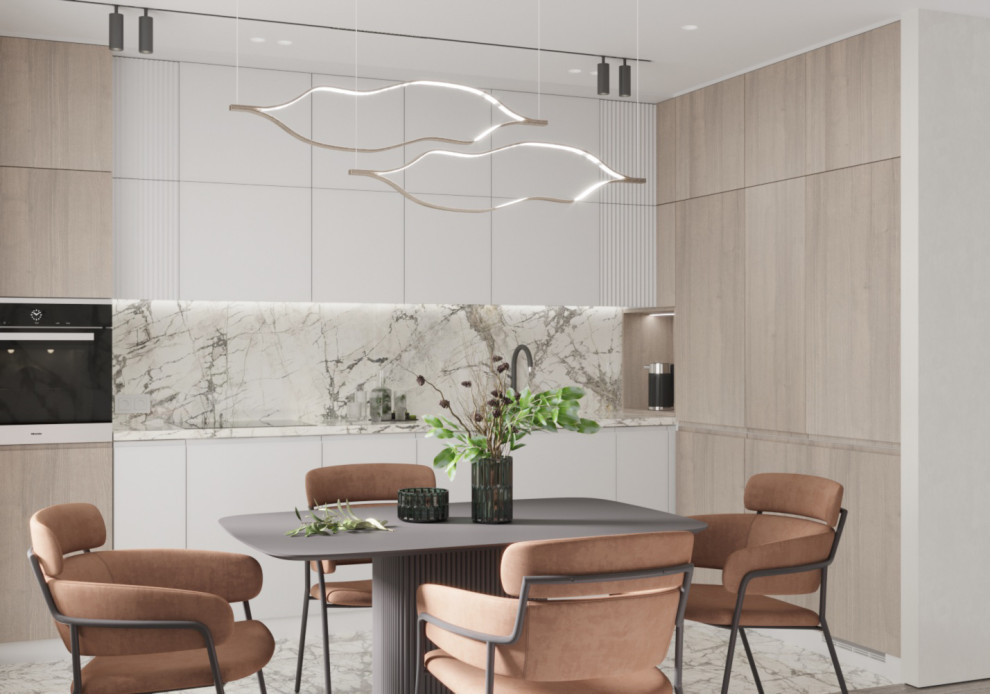 Светлая кухня