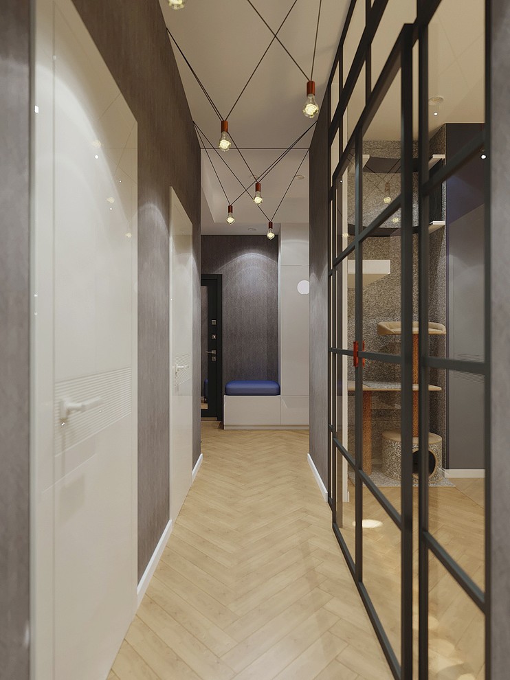 Двухкомнатная квартира на ул. Советская в стиле mid-century