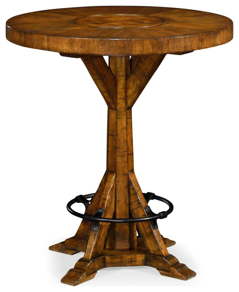 Jonathan Charles Country Walnut Bar Table 49105436DBTCFW