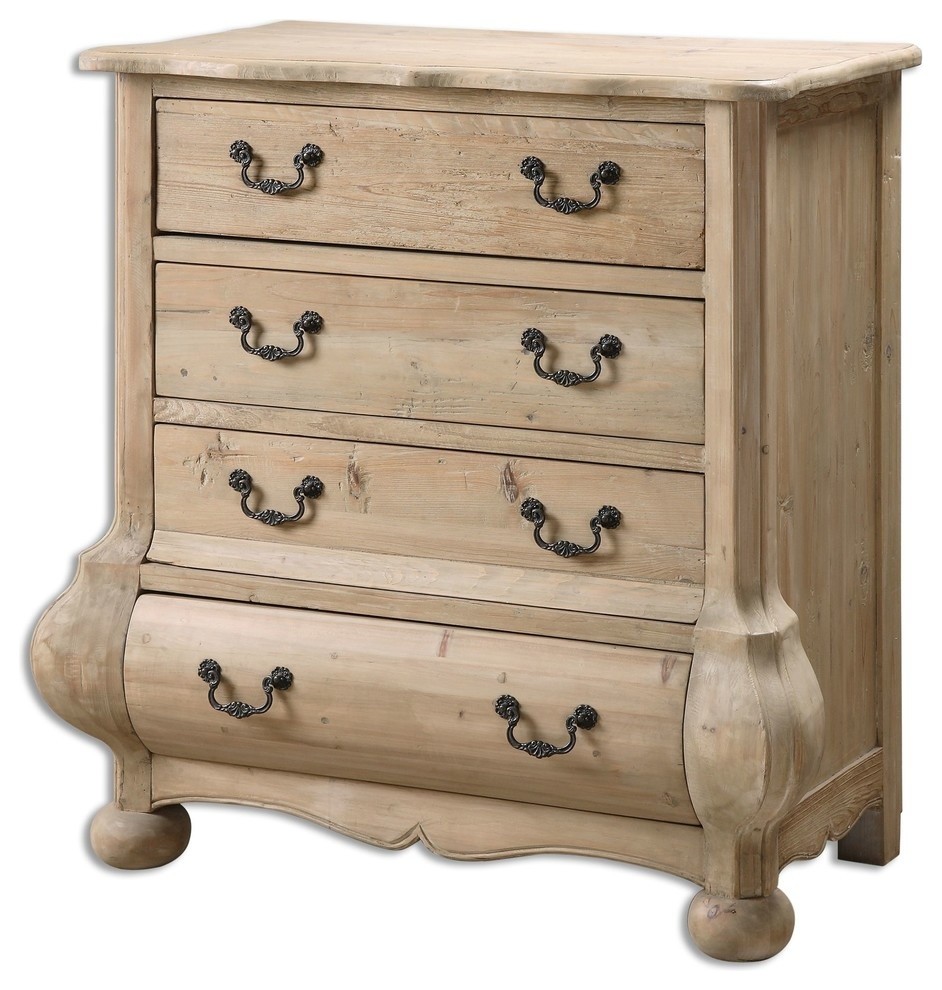 Uttermost Anson Pine Foyer Chest Traditional Dressers By