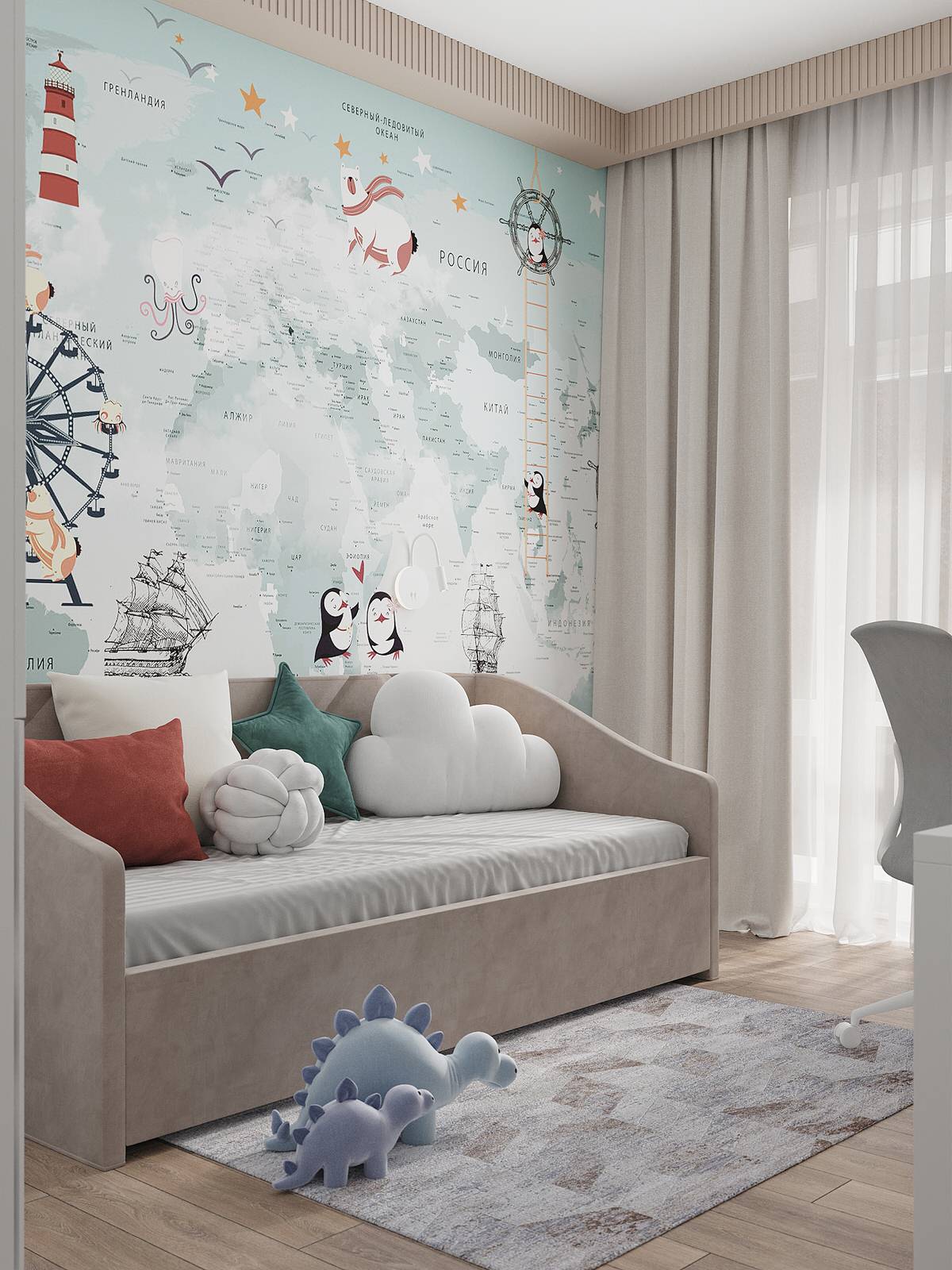 Трехкомнатная квартира 75 кв.м