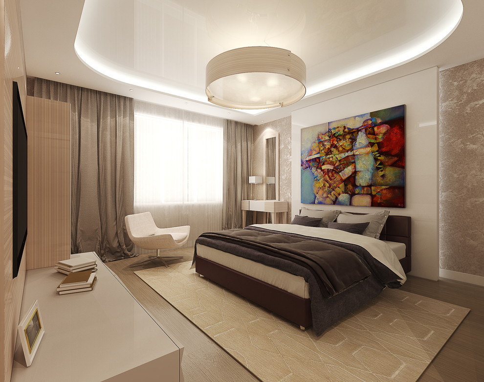 Interior of studio apartment