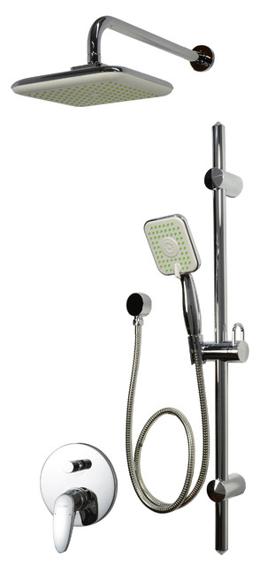 Ucore Concealed Rain Shower With Hand Held Shower Head