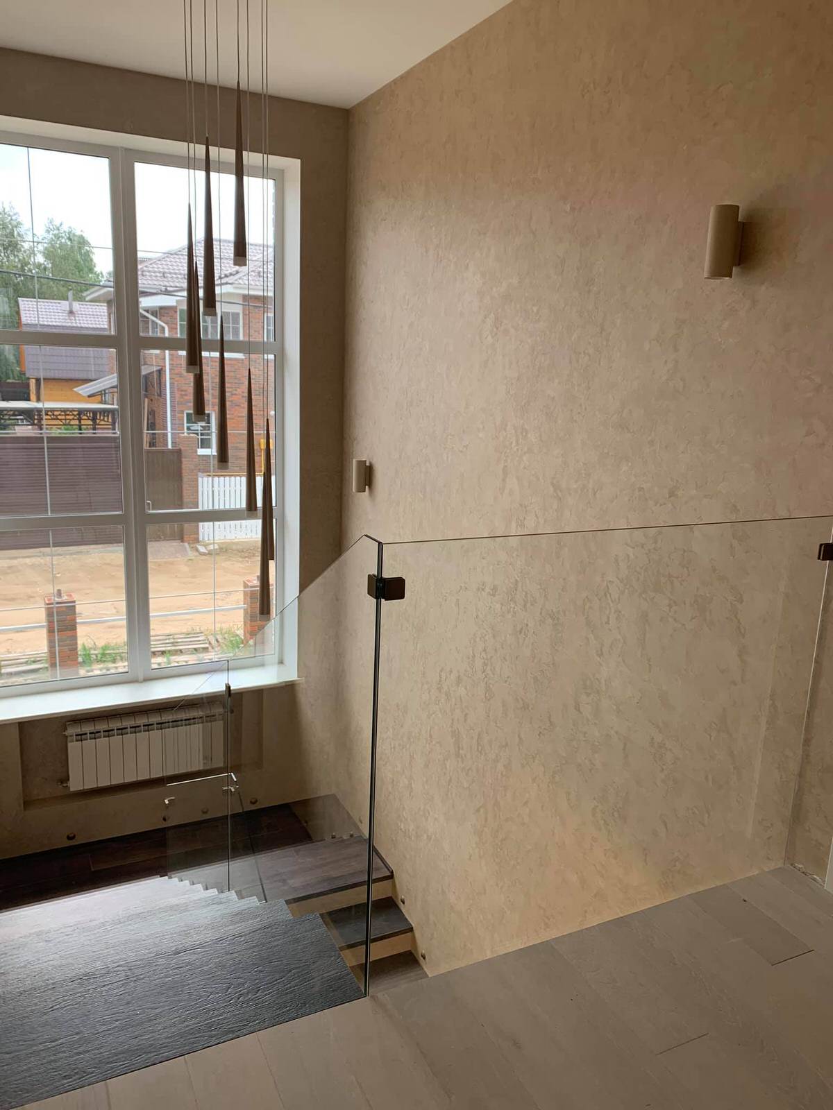 Ограждения из стекла для лестницы