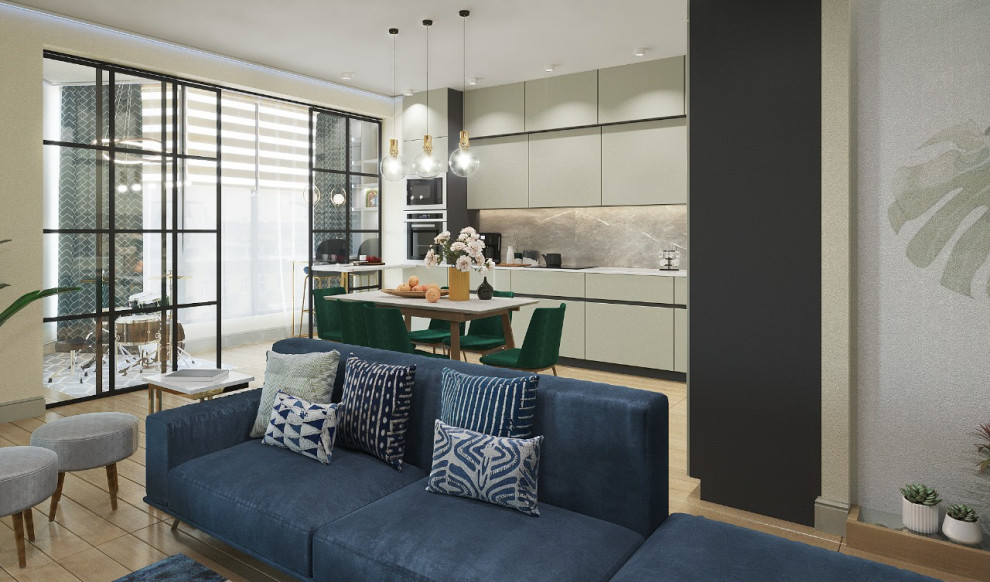 Гостиная-прихожая. Анапа, ул. Шевченко