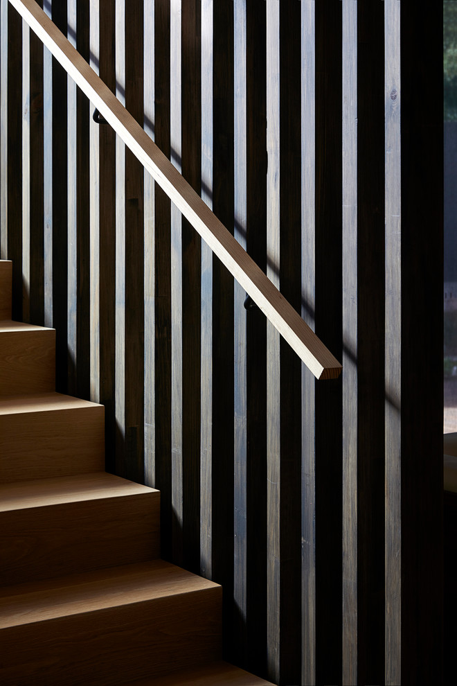 Photo of a contemporary staircase in Melbourne.