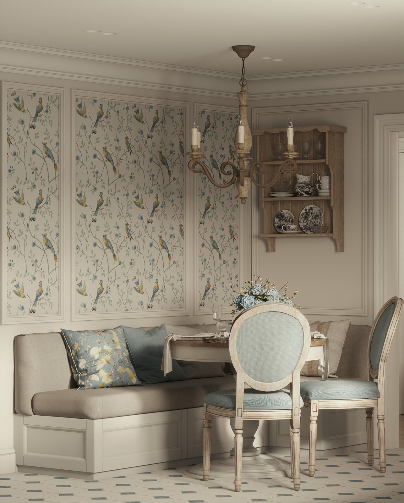 Дом в стиле прованс г. Бирюч (80 кв.м.)