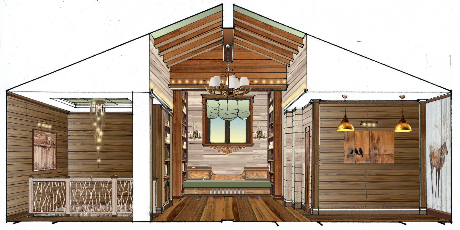 .Частный жилой дом.Шале