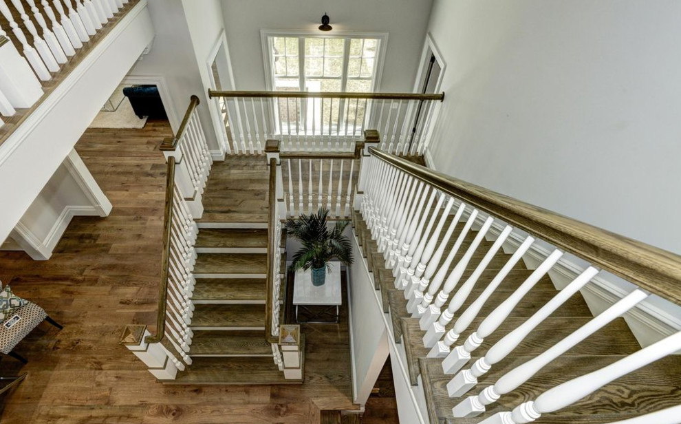 Design ideas for a large traditional staircase in DC Metro.