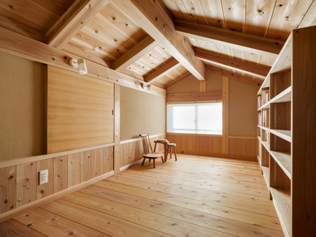 小屋裏の書斎 asiatico-despacho