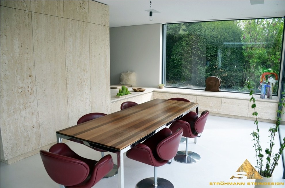 Design ideas for a contemporary home design in Frankfurt.