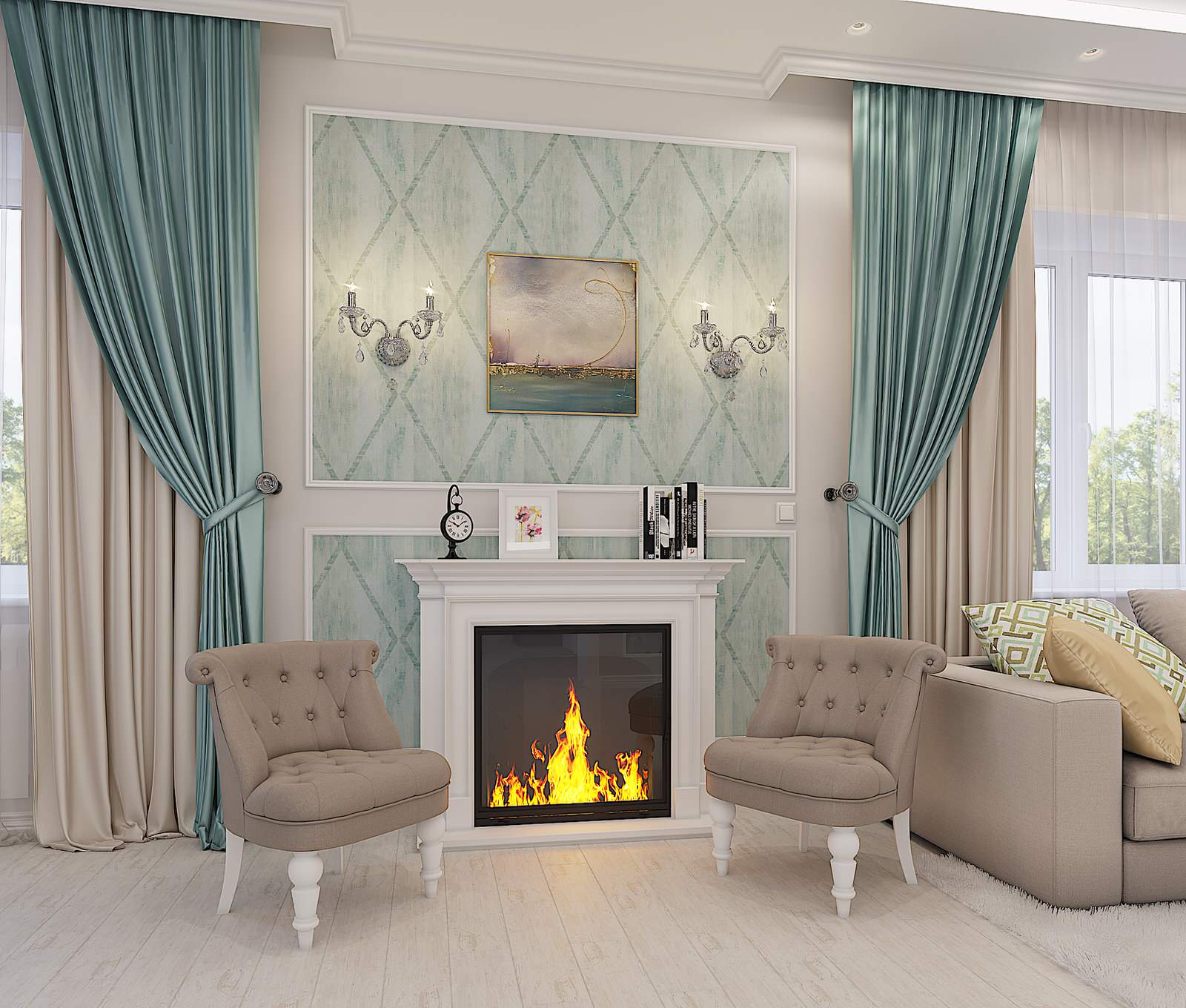 Нежная лазурь