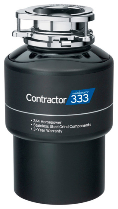 InSinkErator Garbage Disposal, With Power Cord, CONTRACTOR333W