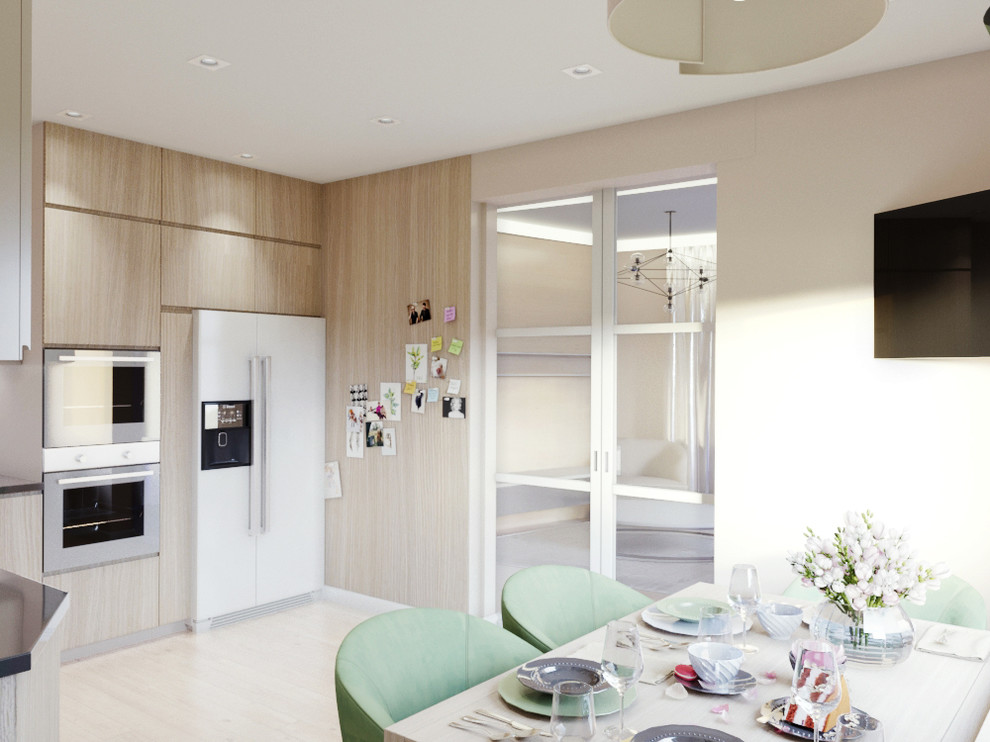 Интерьер коттеджа 140 кв для семьи из 4 человек