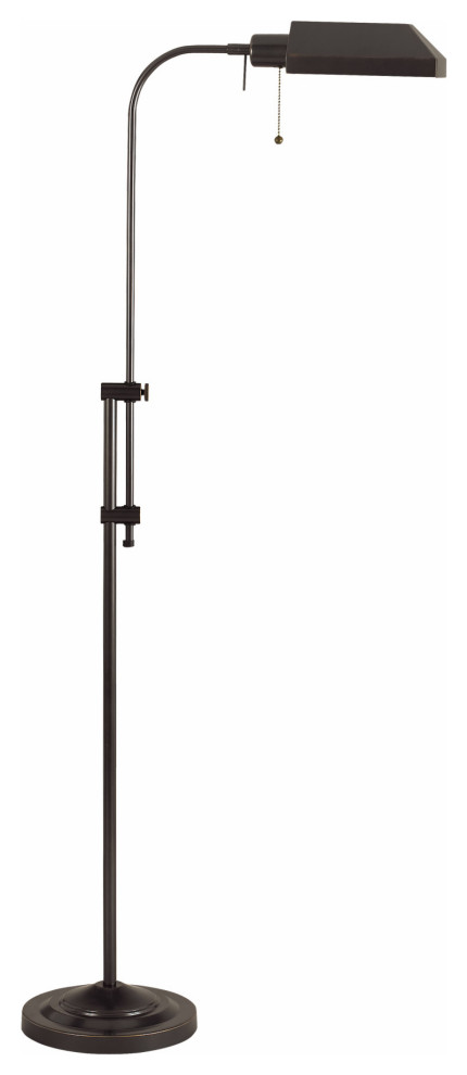Cal Lighting BO-117 100 Watt 57.5" Metal Pharmacy Floor Lamp - Dark Bronze
