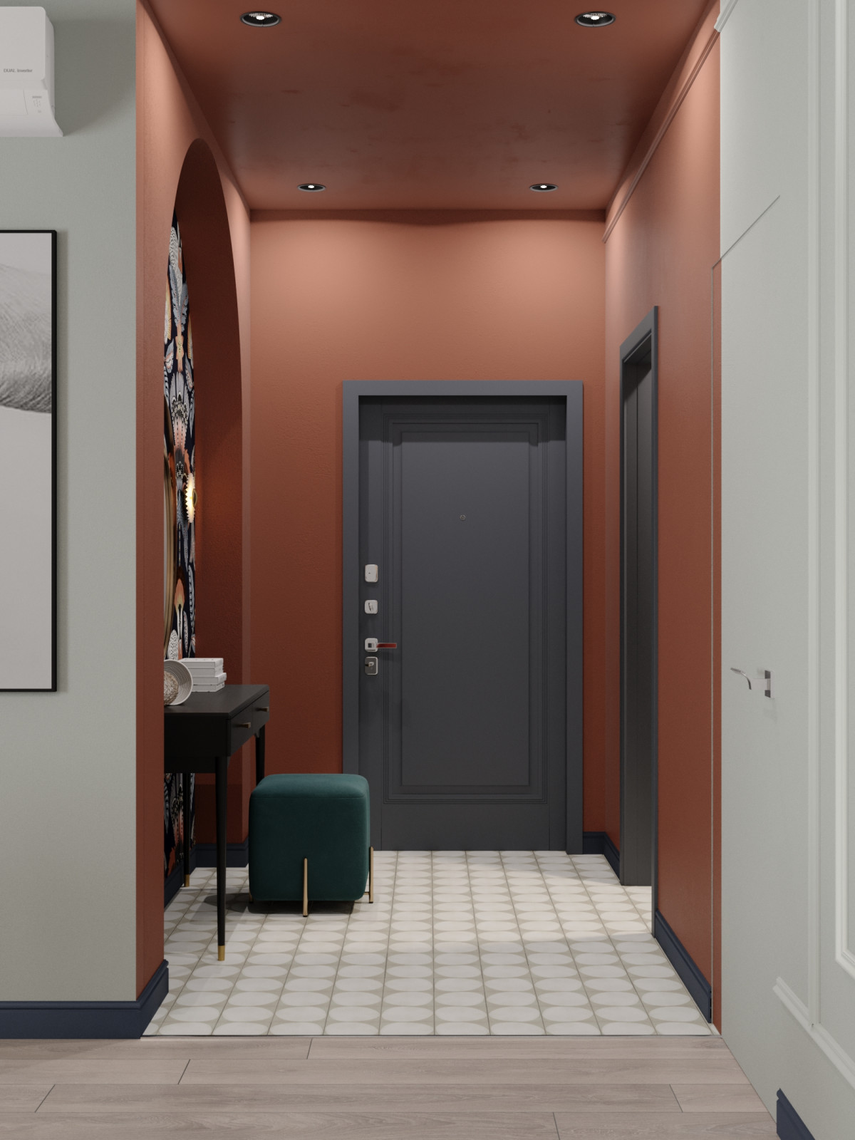 Квартира с ярким характером 120м2