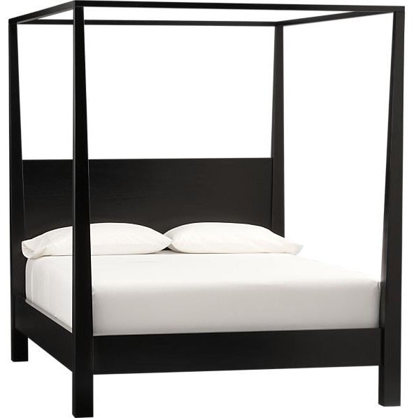Pavillion Black Canopy Bed