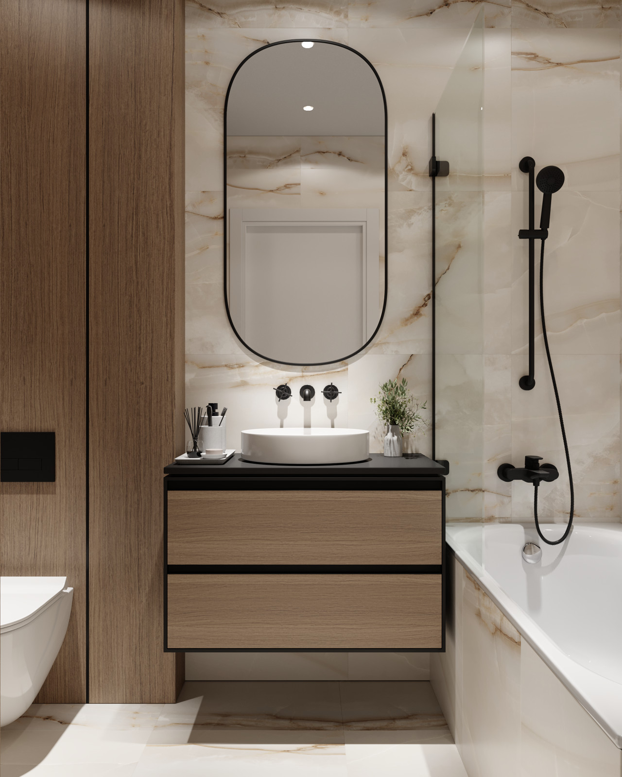 Полный проект двухкомнатной квартиры для молодой растущей семьи