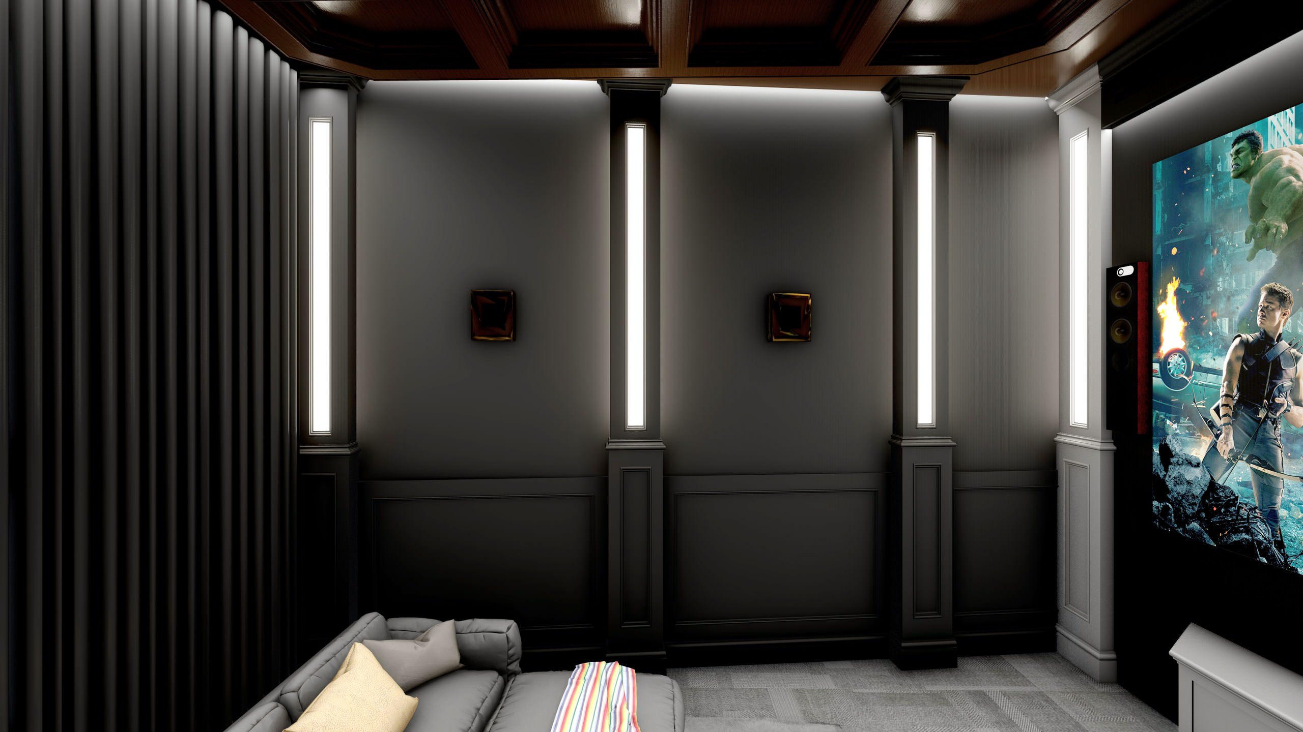Home Cinema Interior design in Ealing