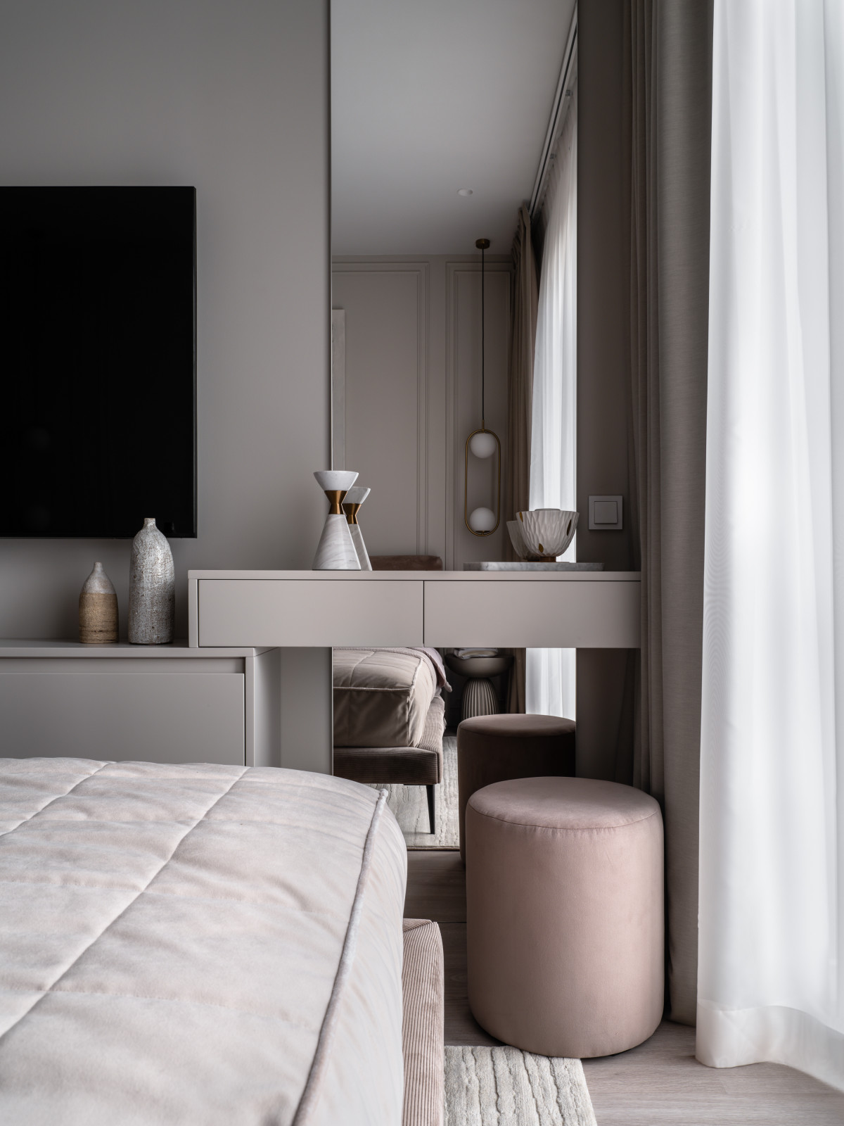 Дизайн интерьера квартиры в современном стиле в ЖК Метрополия