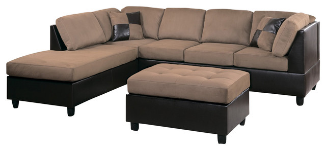 9909br-homelegance comfort living 2-piece two-tone living room set
