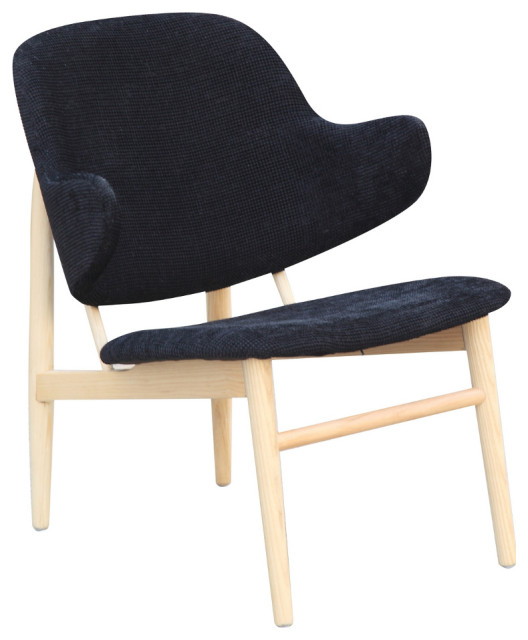 Atel Lounge Chair, Black