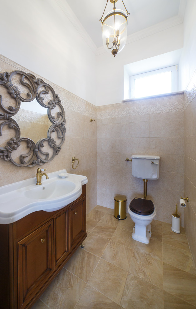 Интерьер загородного дома с двусветным пространством