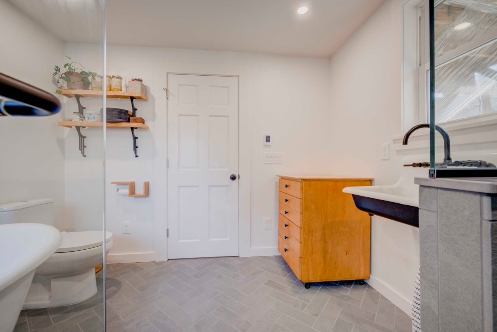 Industrial Bathroom Remodel - Shelburne Falls, MA