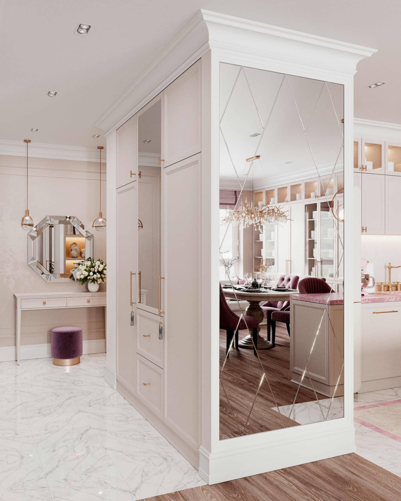 Дизайн и ремонт квартиры в ЖК «Михайловский парк» — Шкатулка с украшениями