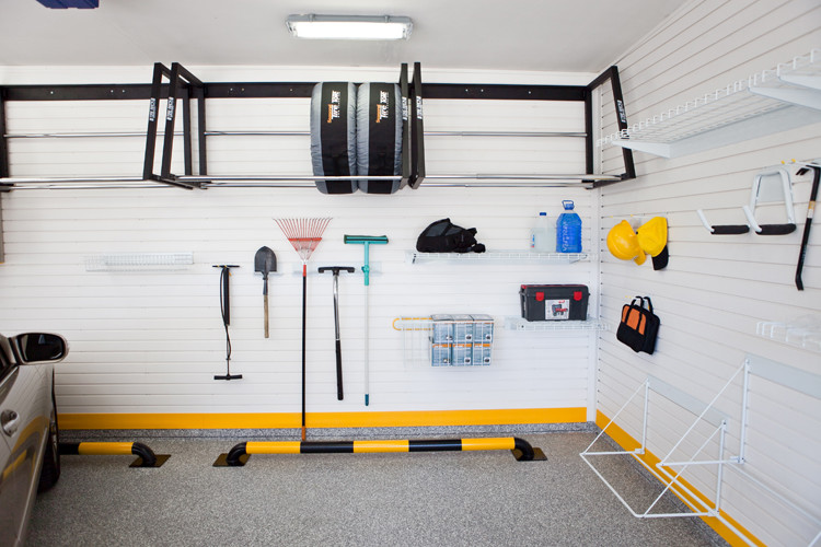 Гаражи, обустроенные системой GarageTek