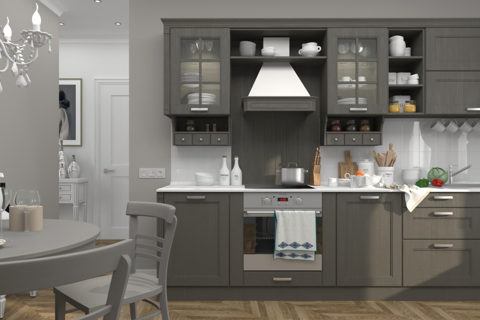 Дизайн проект кухонного гарнитура "Viva" неоклассика