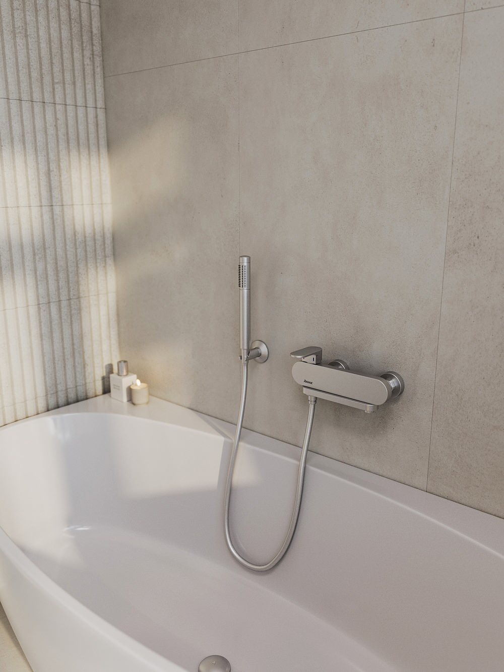 Мастер-ванная в стиле минимализм