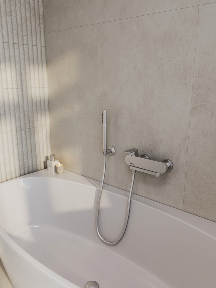 Мастер-ванная в стиле минимализм