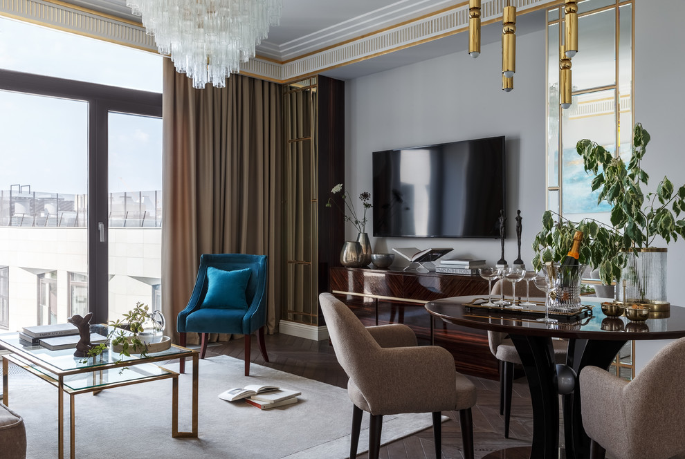 Лаконичная росокшь - квартира в стиле арт-деко в ЖК "BALCHUG RESIDENCE"