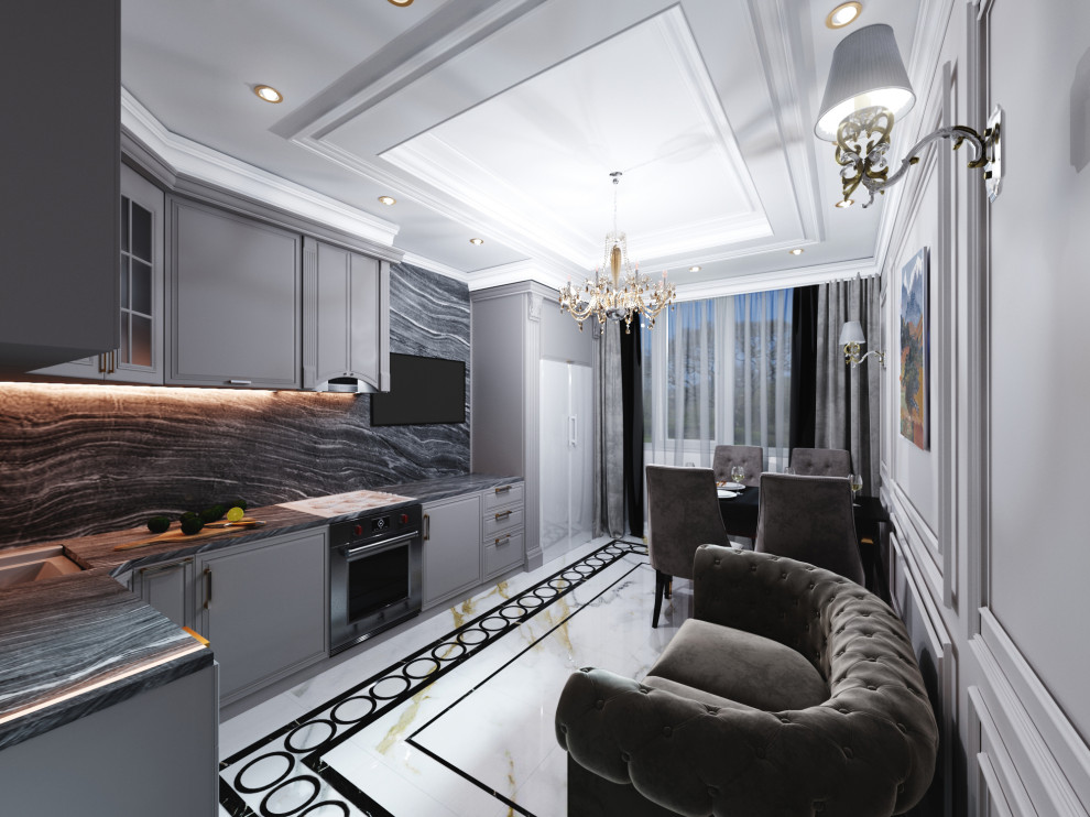 Дизайн-проект трёхкомнатной квартиры в новостройке