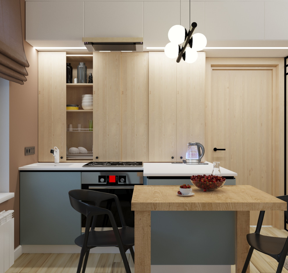 Кухня-гостиная для молодой пары